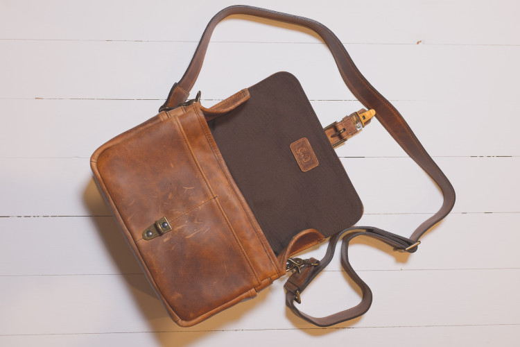 bowery leather crossbody