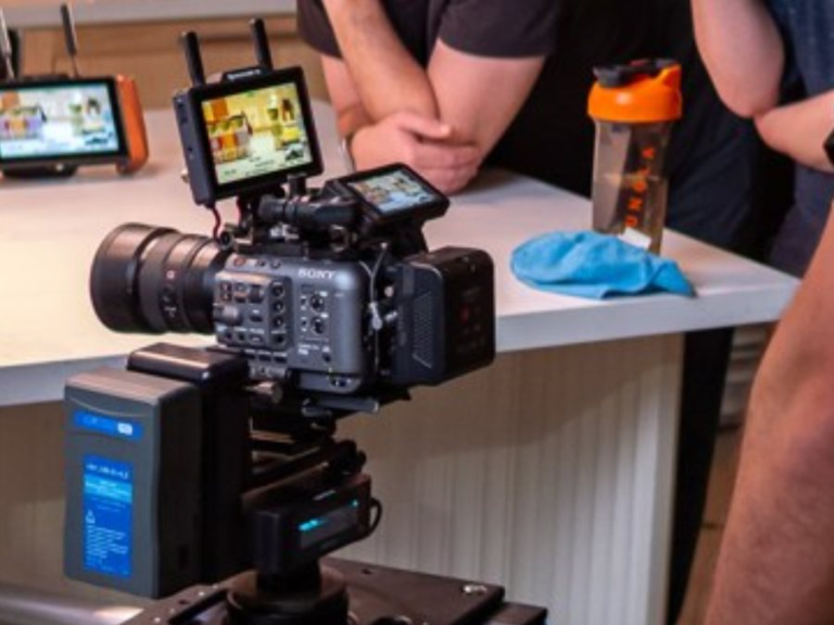 Sony FX6 on set