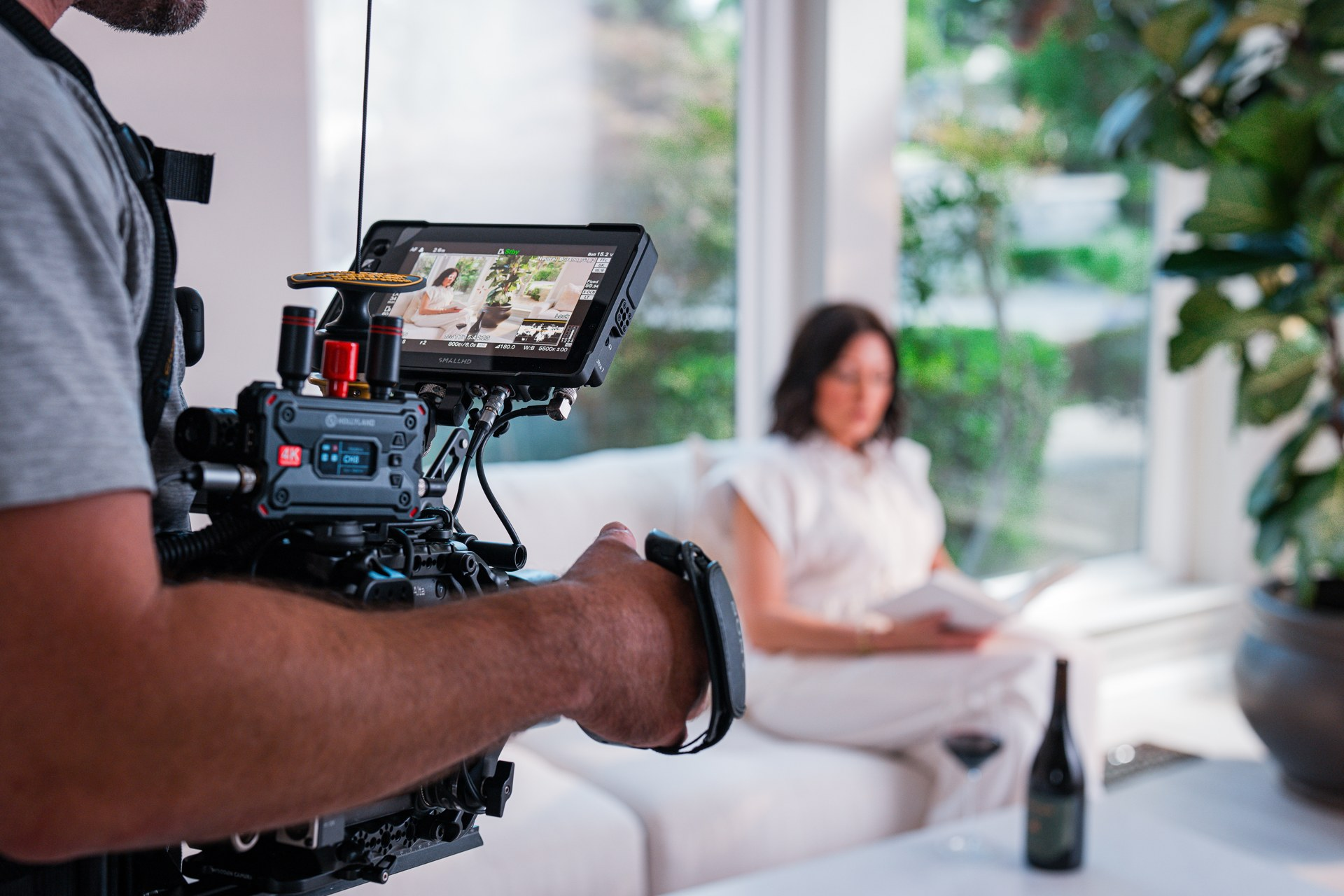 Behind the scenes of the Harney Lane photo and video shoot.