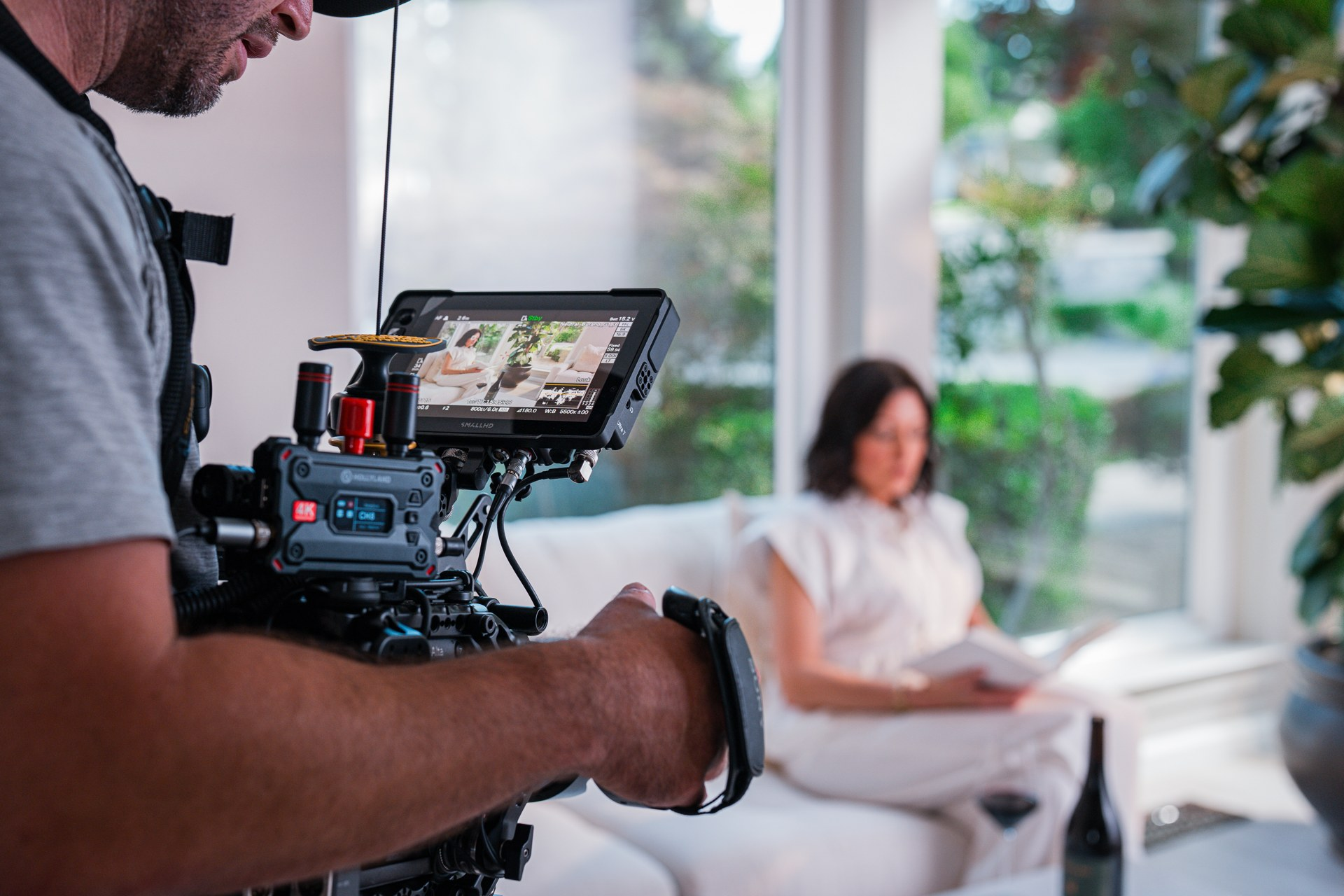 Behind the scenes of the Harney Lane photo and video shoot.