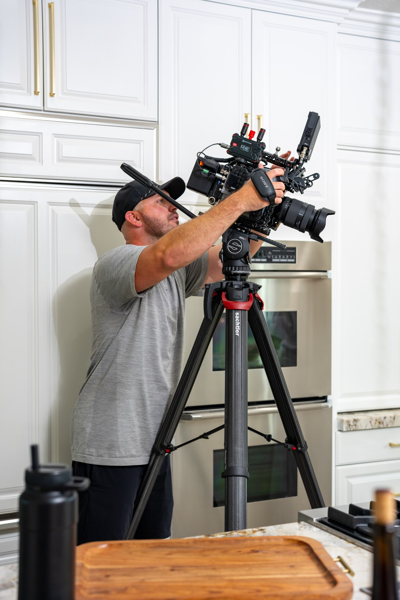 Behind the scenes of the Harney Lane photo and video shoot.