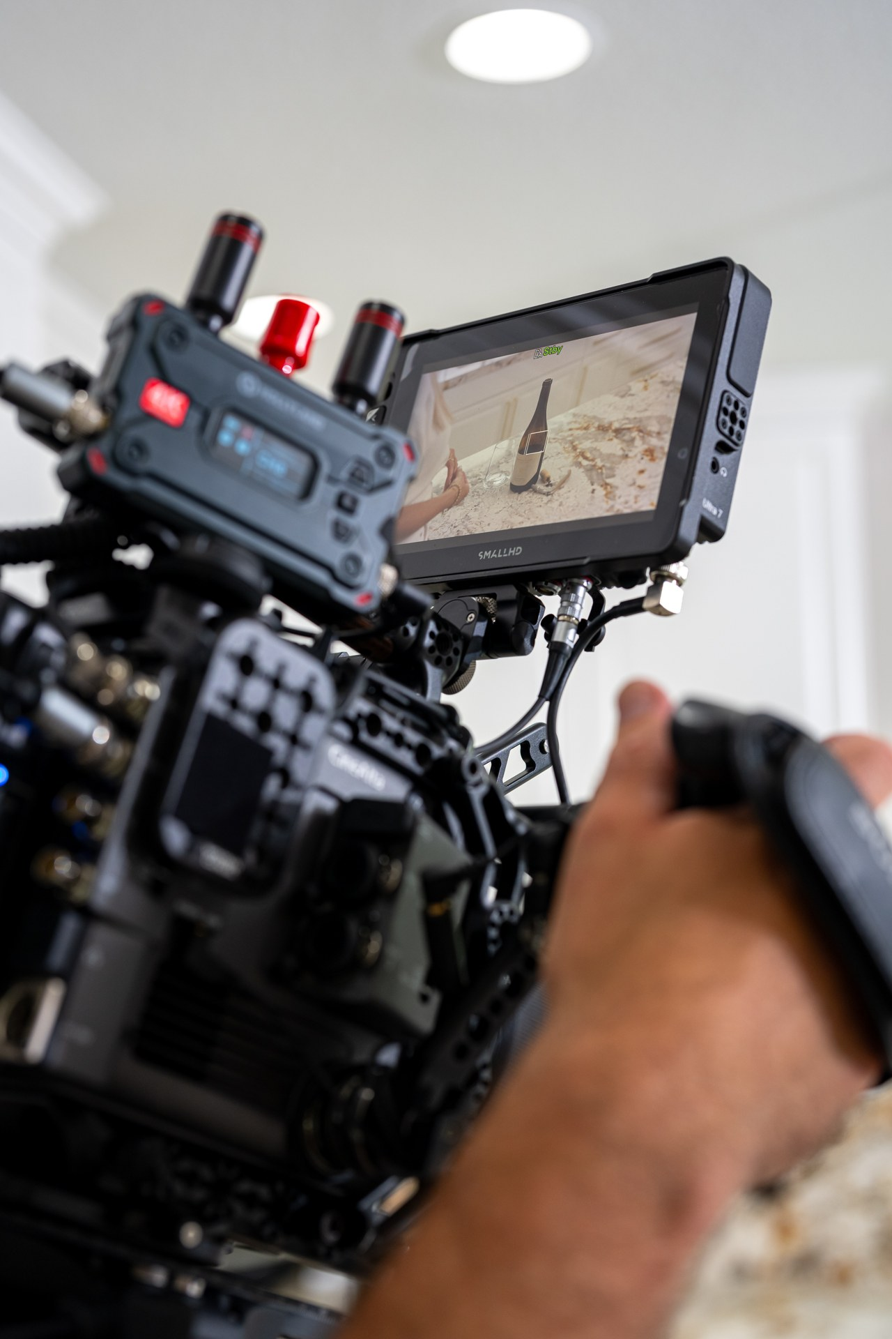 Behind the scenes of the Harney Lane photo and video shoot.