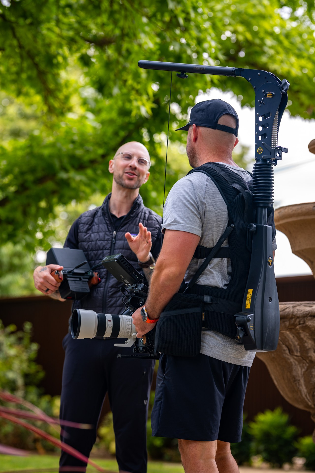 Behind the scenes of the Harney Lane photo and video shoot.