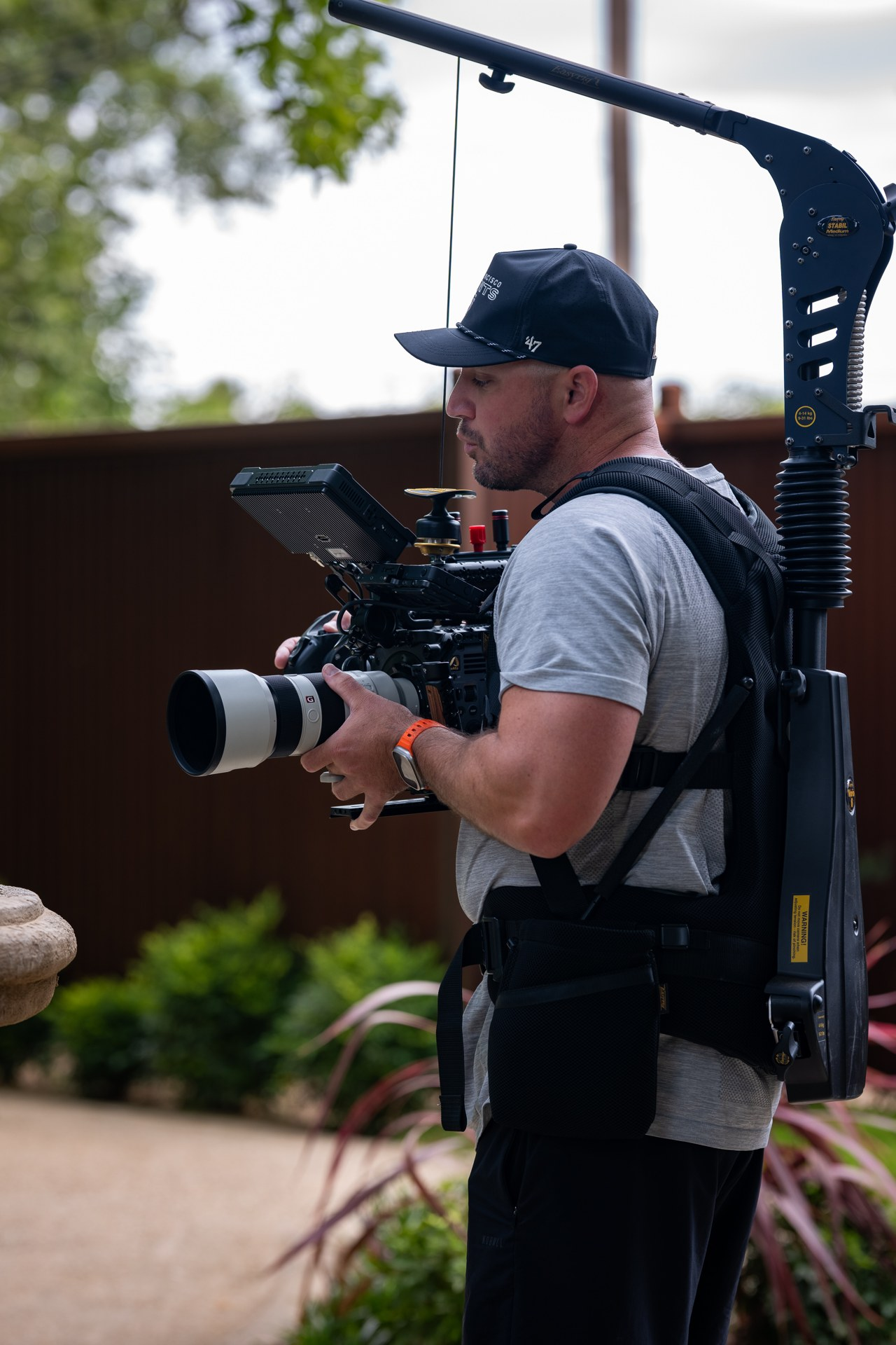 Behind the scenes of the Harney Lane photo and video shoot.