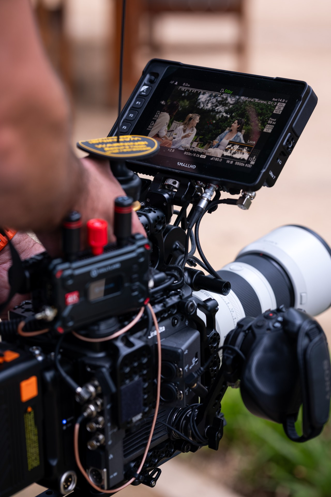 Behind the scenes of the Harney Lane photo and video shoot.