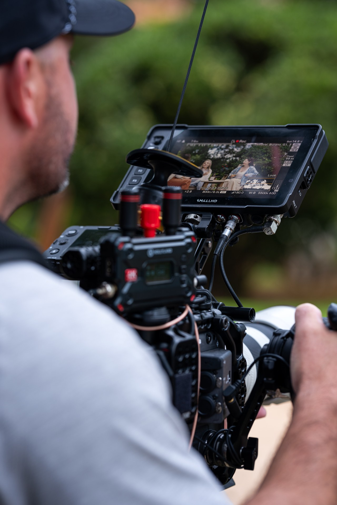 Behind the scenes of the Harney Lane photo and video shoot.