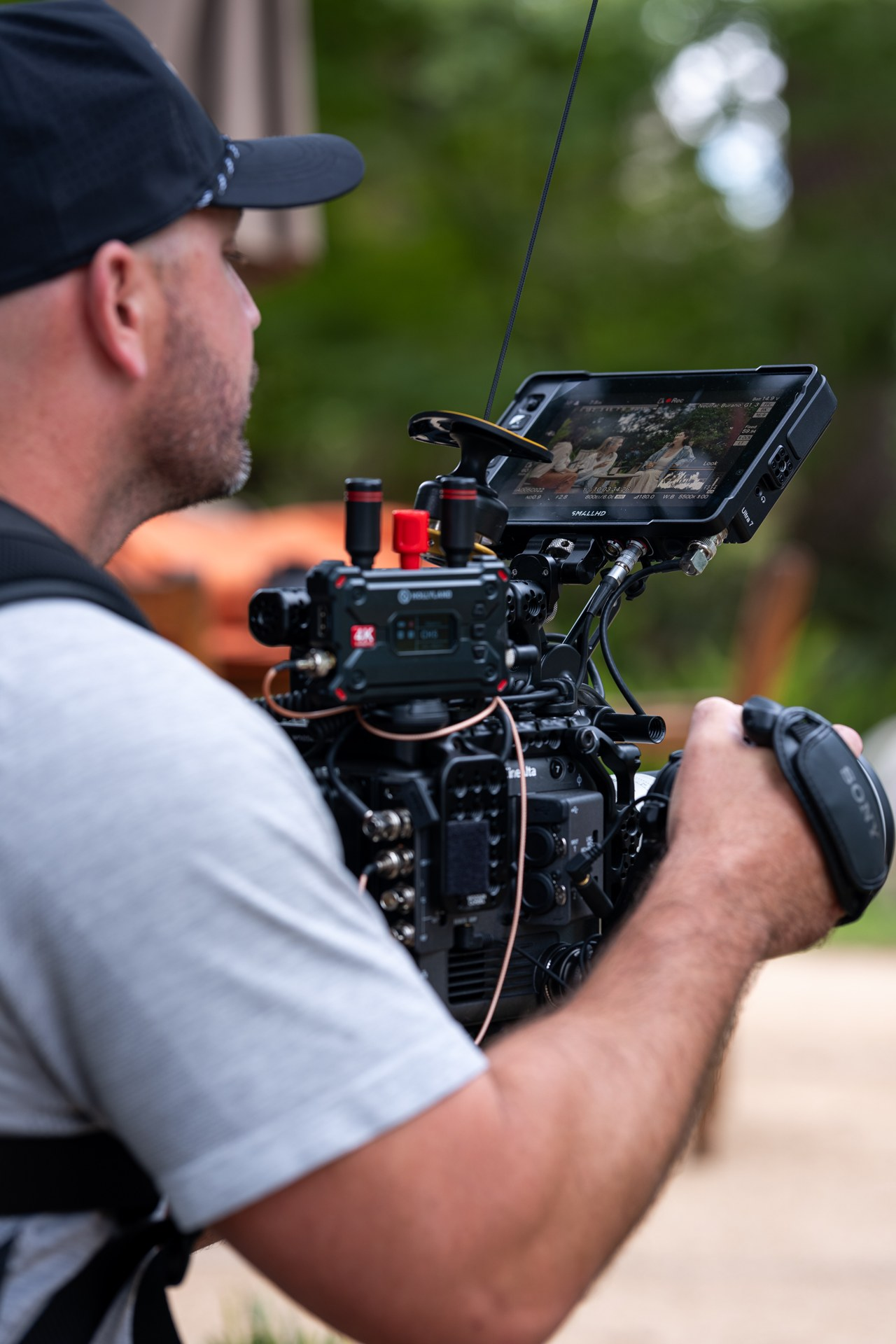 Behind the scenes of the Harney Lane photo and video shoot.
