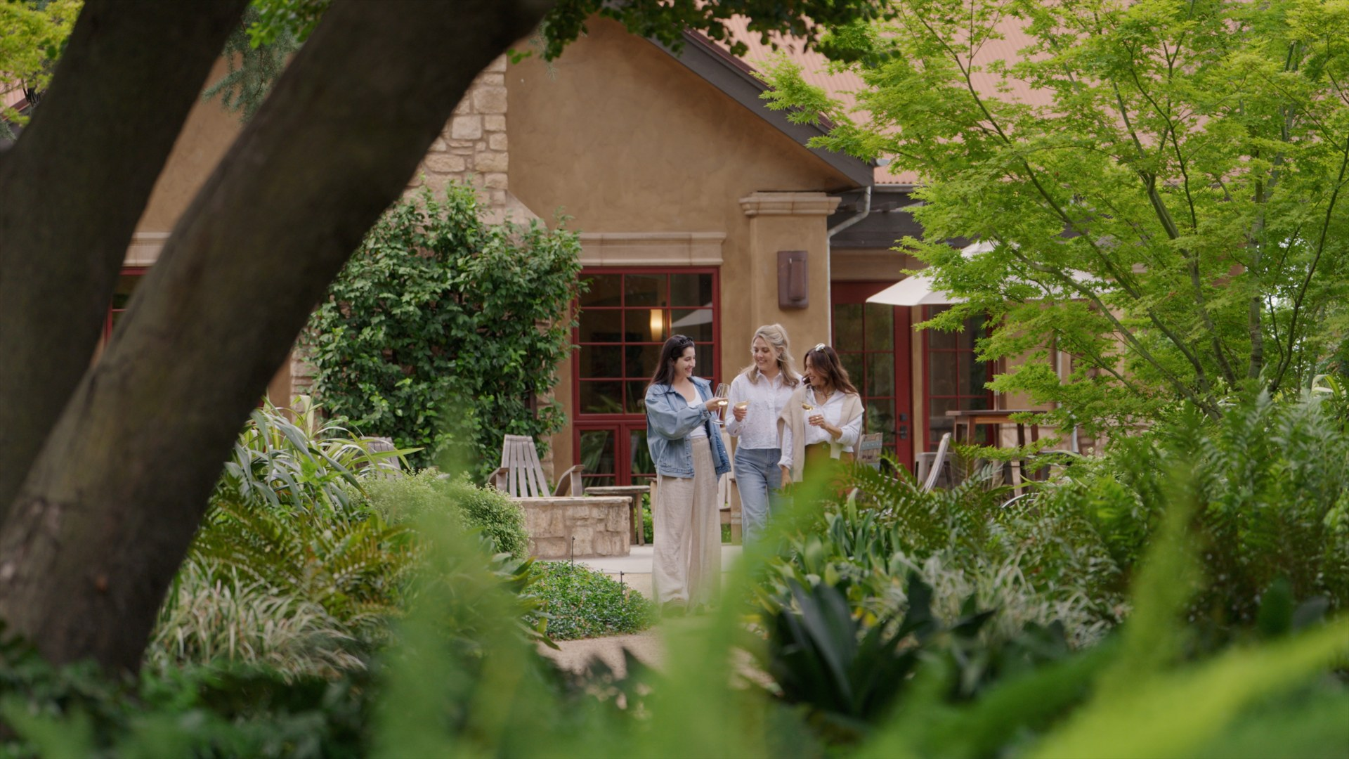 Finished video frame from the Harney Lane website film.